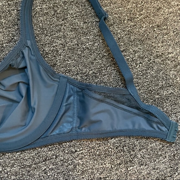 Lou Paris Perfect Blue Polka Dot Bra and Underwear Set NWT - Picture 8 of 10